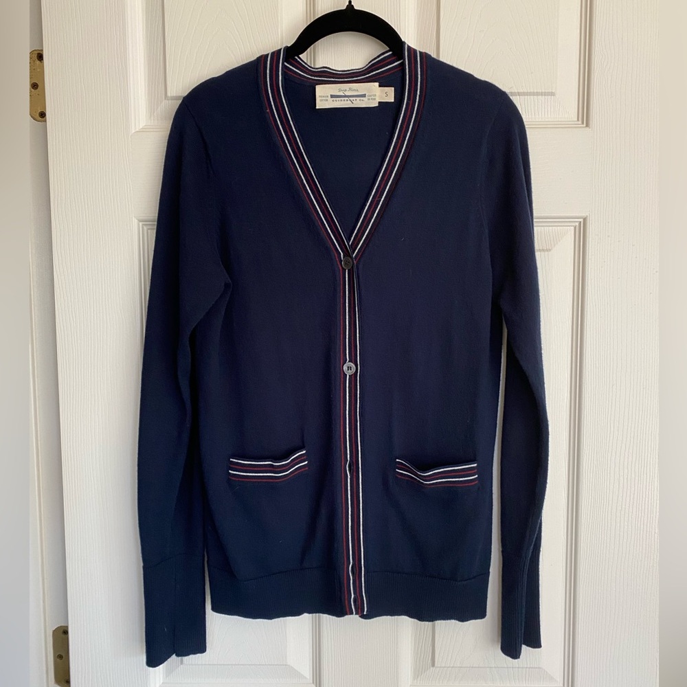 Navy Blue Boyfriend Cardigan